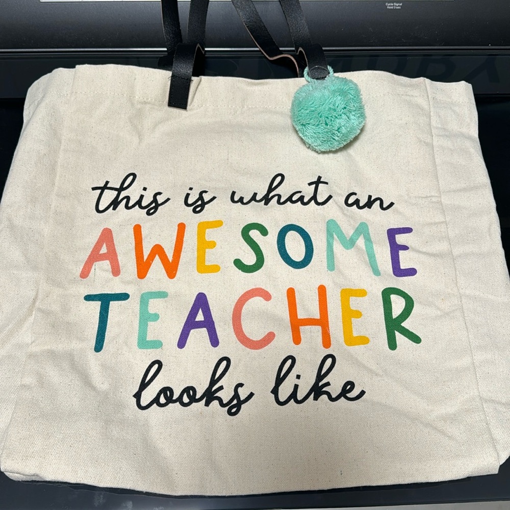 Teacher canvas bag